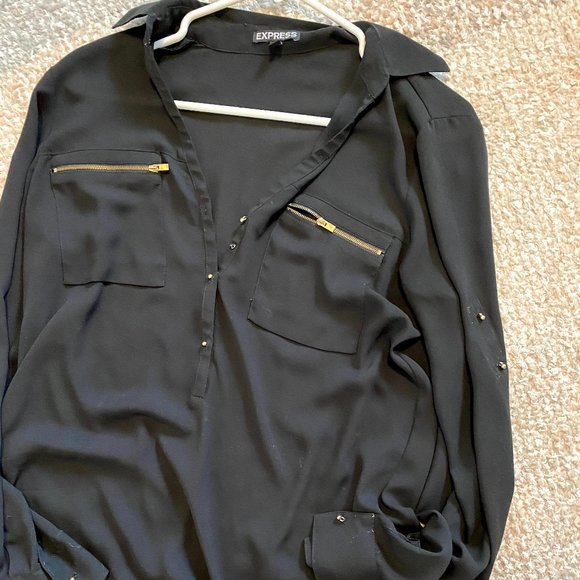 Express Tops - Express Black Dress Top